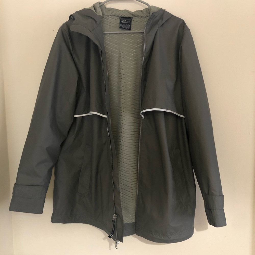 Gray Rain Coat
